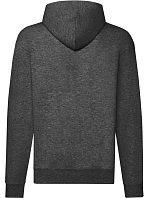 Fruit of the Loom Classic Hooded Sweat Jacket Mikina s kapucí 16.2062 dark heather grey Fruit of the Loom Classic Hooded Sweat Jacket Mikina s kapucí 16.2062 dark heather grey