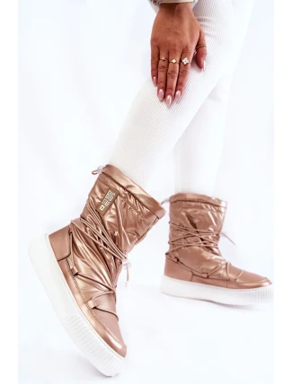 Dámské zateplené sněhule Big Star KK274194 Béžove Dámské zateplené sněhule Big Star KK274194 Béžove