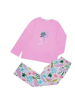 Dámské pyžamo 165/049 růžové s potiskem - Karol