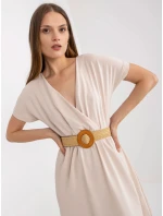 Dámské šaty CA SK 6308.55 Světle béžová - Rue Paris Dámské šaty CA SK 6308.55 Světle béžová - Rue Paris