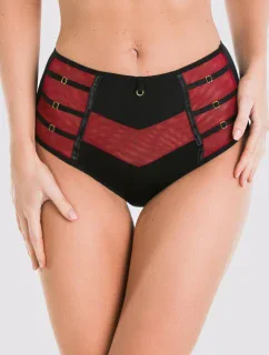 NAHÉ KALHOTKY S VYSOKÝM PASEM 19064 ČERVENÉ