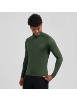 Rogelli dres s dlouhým rukávem ESSENTIAL II zelený 2XL