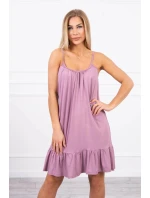 Tenké šaty na ramínka tmavě růžové Tenké šaty na ramínka tmavě růžové