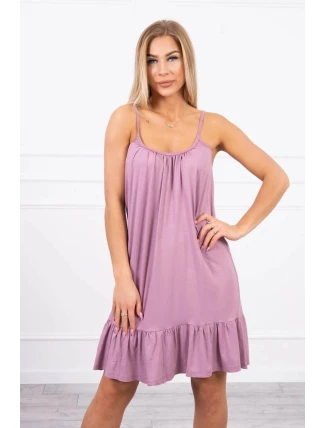 Tenké šaty na ramínka tmavě růžové Tenké šaty na ramínka tmavě růžové