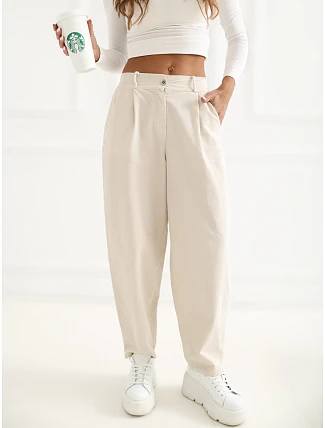 IT kalhoty SP FL8916 1.60 světle béžová IT kalhoty SP FL8916 1.60 světle béžová