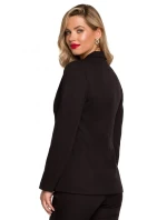 K141 Sako s dvojitými kapsami s klopou - černé K141 Sako s dvojitými kapsami s klopou - černé