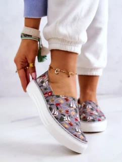 Dámské espadrilky Slip On Big Star - šedivé