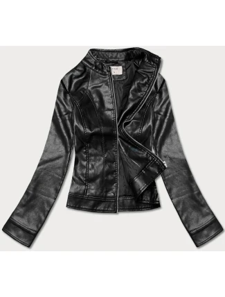 Černá bunda ramoneska se stojáčkem (11Z8051) Černá bunda ramoneska se stojáčkem (11Z8051)