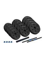 Nastavitelné bitumenové činky s konektorem 2x10 kg REBEL ACTIVE