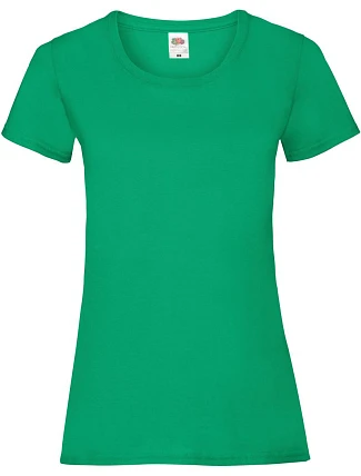 Fruit of the Loom Lady-Fit Valueweight T Dámské tričko 16.1372 kelly green Fruit of the Loom Lady-Fit Valueweight T Dámské tričko 16.1372 kelly green