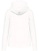 Kariban K 4028 Dámská eco-friendly mikina s kapucí 20.4028 white