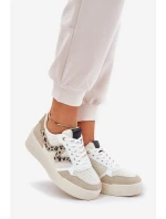 Dámské Sportovní Boty Na Platformě Leopardí Béžové Lorori