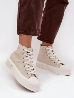 Dámské tenisky Na platformě LEE 50253002.35E ISLA WOMEN MID Béžové