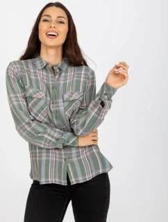 Halenka D70039Z11082A khaki barva