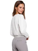 K037 Zavinovací halenka - černá