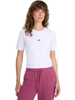 Dámské tričko 4F F2971 bílé 4FWAW25TTSHF2971 10S