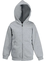 Fruit of the Loom Classic Kids Sweat Jacket Dětská mikina s kapucí 16.2045 heather grey Fruit of the Loom Classic Kids Sweat Jacket Dětská mikina s kapucí 16.2045 heather grey