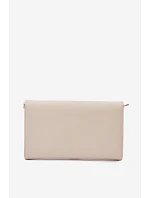 Kabelka Clutch Peněženka 2v1 s odnímatelným páskem Světle béžová Pauline