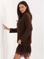 Jumper CH SW 72989.68 tmavě hnědý