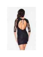 Dámské šaty M076 černé - FIGL