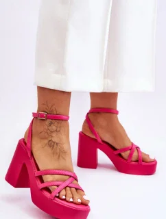 Sandály na podpatku model 180544 Step in style