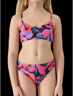 Dívčí dvoudílné plavky 4F JUNIOR 4FJWSS25UBKSF046-90A