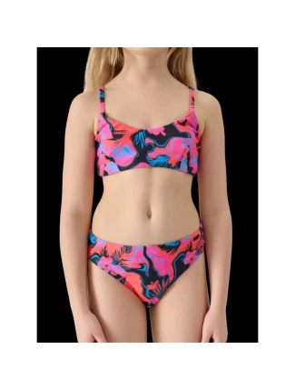 Dívčí dvoudílné plavky 4F JUNIOR 4FJWSS25UBKSF046-90A Dívčí dvoudílné plavky 4F JUNIOR 4FJWSS25UBKSF046-90A