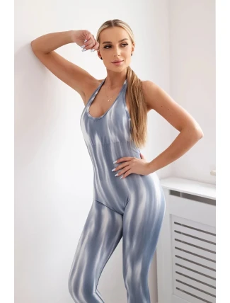 Fitness oblek s push-up šedý Fitness oblek s push-up šedý