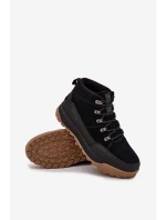 Semišové Pánské Turistické Boty Big Star SS174265 Černé