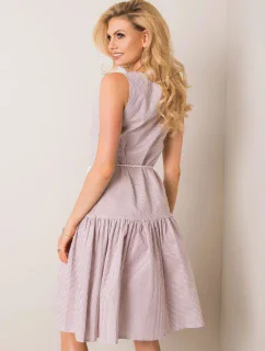 Šaty LK SK 508215.30P bílá béžová