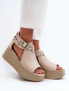 Bota na klínech model 196627 Step in style