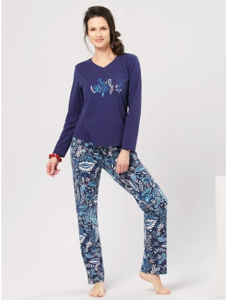 Pyžamo Key LNS 793 B24 long/r S-XL dámské