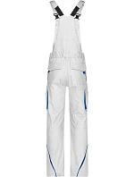Daiber JN 848 (62) Pracovní kalhoty s laclem - Color 02.848X white/royal Daiber JN 848 (62) Pracovní kalhoty s laclem - Color 02.848X white/royal