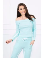 Sada s dvojitými pruhy máta