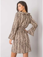 Šaty DHJ SK 13891B.07P černá a béžová