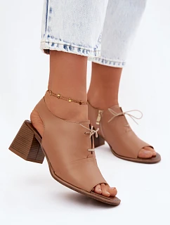 Sandály na podpatku  model 228387 Step in style