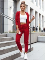 Dámská tepláková souprava AMILIA PREMIUM červená FashionStreet AY0742