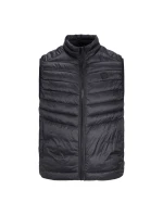 Jack&Jones pánské tričko bez rukávů JJESPRINT BODYWARMER COLLAR NOOS 12258457 BLACK/SOLID