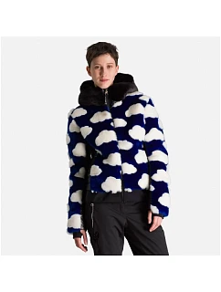 ROSSIGNOL péřová bunda W Teddy Down Jkt modrá