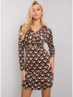 Šaty DHJ SK 12695.26P černá a béžová Šaty DHJ SK 12695.26P černá a béžová