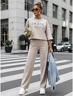 MILEKAN béžový dámský set FashionStreet AY1051 MILEKAN béžový dámský set FashionStreet AY1051