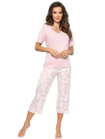 Pyžamo Donna Rosalia 3/4 cr/r S-2XL Pyžamo Donna Rosalia 3/4 cr/r S-2XL