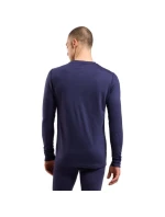Odlo BL TOP spodní prádlo s dlouhým rukávem l/s MERINO 200 velikost M Blue
