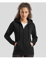 Fruit of the Loom Premium Lady-Fit Hooded Jacket Dámská mikina s kapucí 16.2118 heather grey Fruit of the Loom Premium Lady-Fit Hooded Jacket Dámská mikina s kapucí 16.2118 heather grey