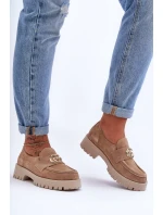 Dámské semišové polobotky s ozdobou Bežové Rosefalls Dámské semišové polobotky s ozdobou Bežové Rosefalls