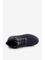 Pánské Šněrovací Boty Big Star OO174559 Hi-Poly System Černé Pánské Šněrovací Boty Big Star OO174559 Hi-Poly System Černé