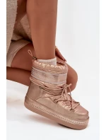 Ženské sněhule s šněrováním O'NEILL LISA WOMEN HIGH 90253012.99U Zlaté