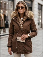 Dámská zimní bunda parka VIXEN hnědá FashionStreet TY3871 Dámská zimní bunda parka VIXEN hnědá FashionStreet TY3871