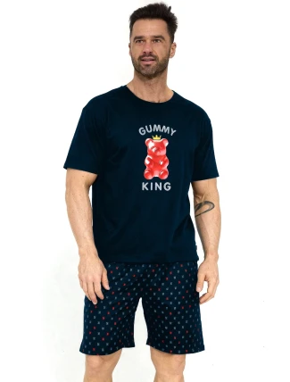 Pyžamo Cornette 326/205 Gummy King kr/r S-2XL pánské