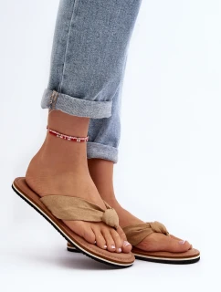 Dámské žabky Big Star LL274623 Beige